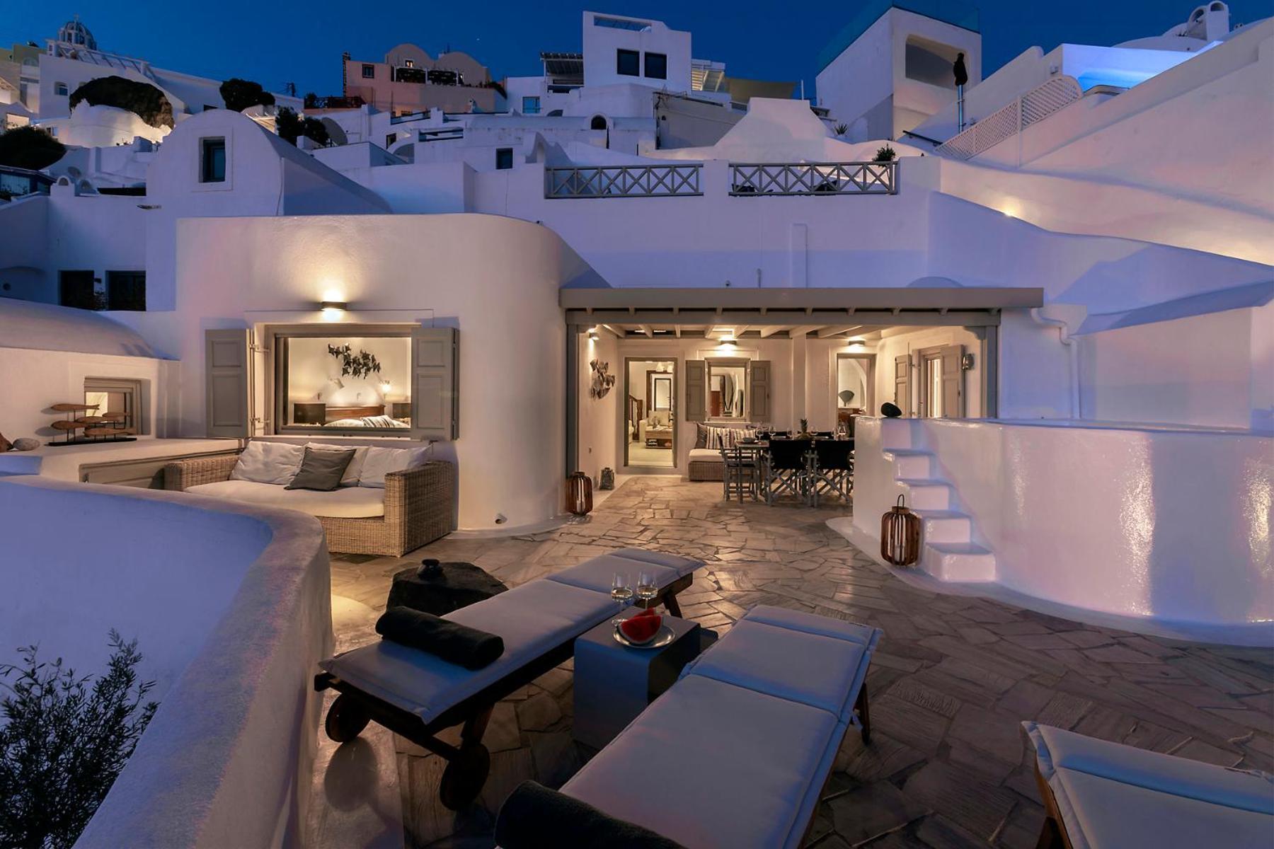 180° Caldera By Stylish Stays Firostefani Luaran gambar