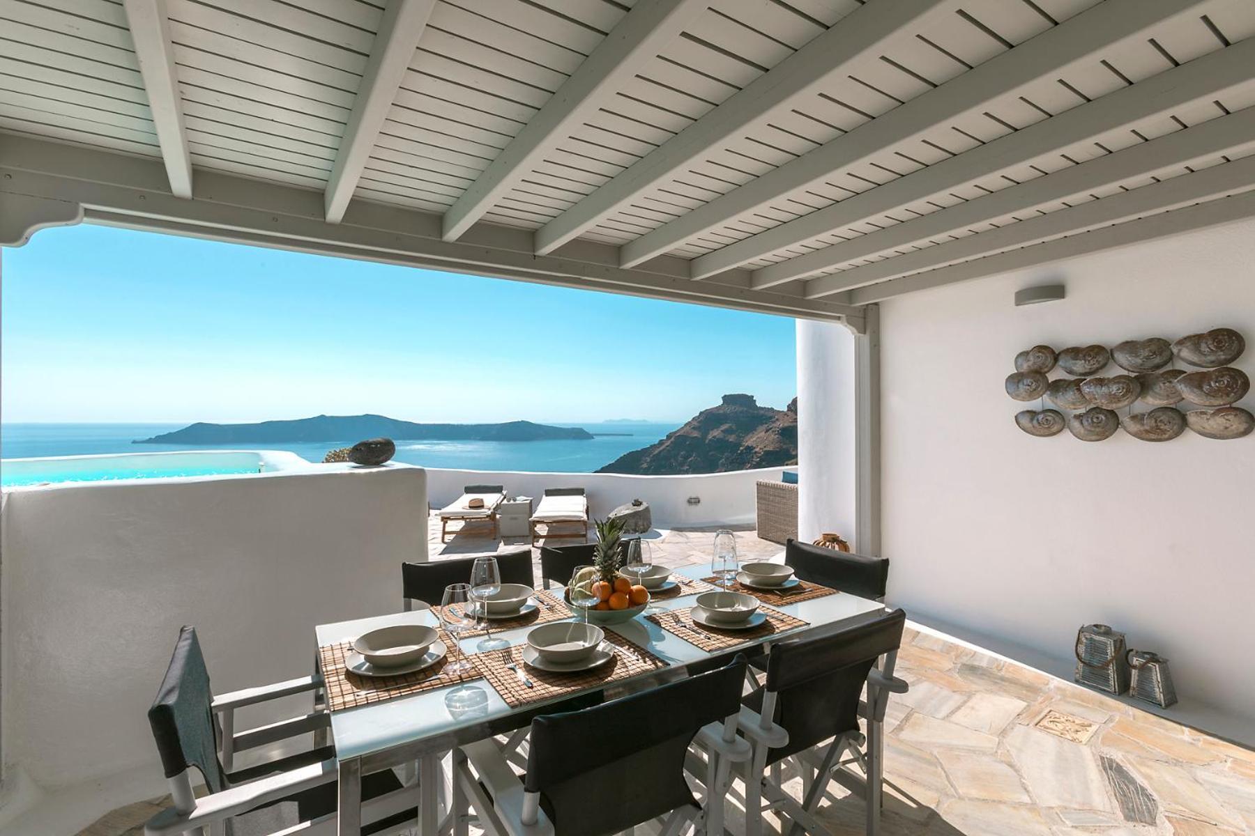 180° Caldera By Stylish Stays Firostefani Luaran gambar